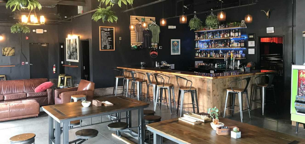 Interior of Gas Hill Drinking Room